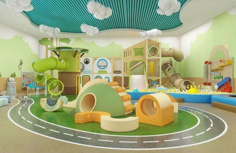 Colorful indoor playground for children