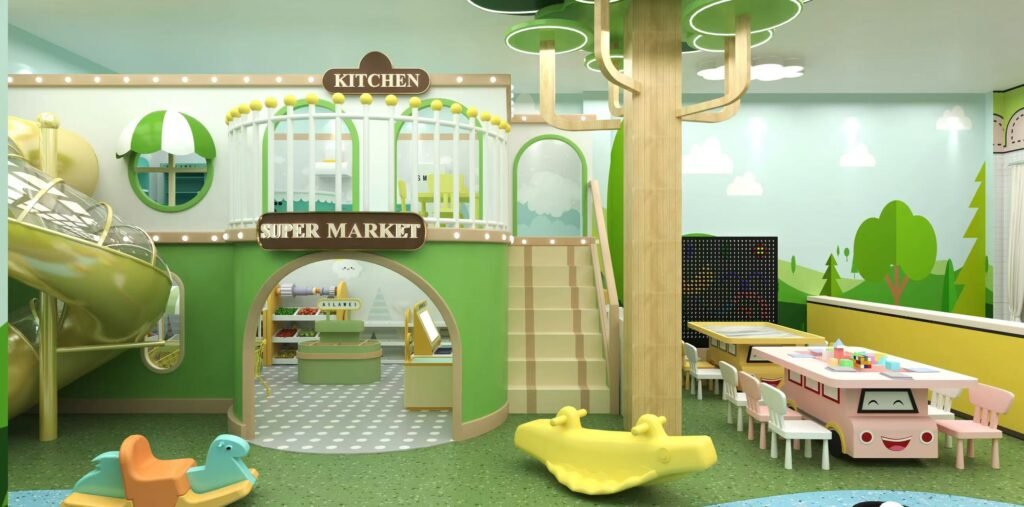 Pretend play builds real-life skills why pretend play matters? pretend play benefits indoor playground - role play indoor playground kitch theme