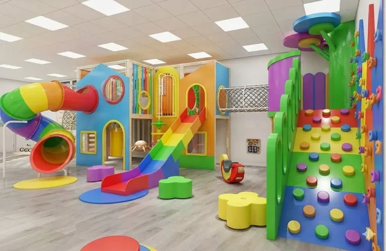 Colorful Play Cafe Layout settings