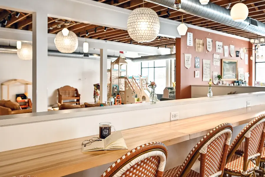 Play Cafe Layout Seating Zone for Adults