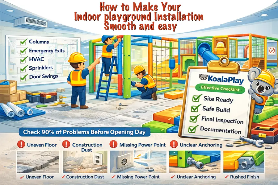 how to make your indoor playground installation smooth and easy