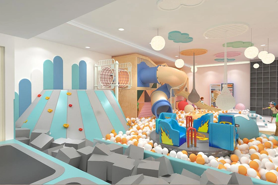 Indoor Playground with Bubble Ball