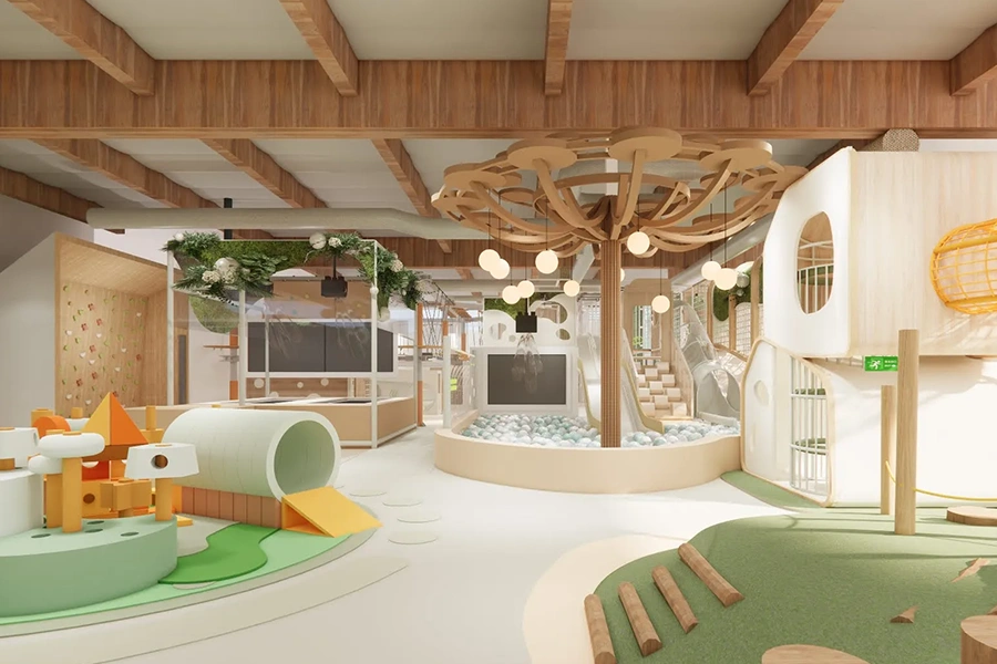 indoor playground, kids play cetner in shopping mall koalaplay design.