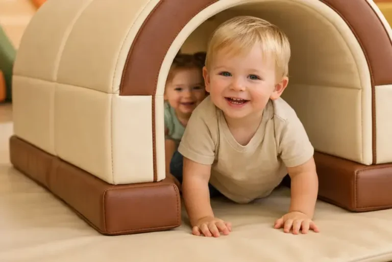 Crawling tunnels for toddler soft play indoor playground equipment play features