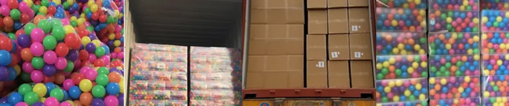 how we pack the ball pit product order processing