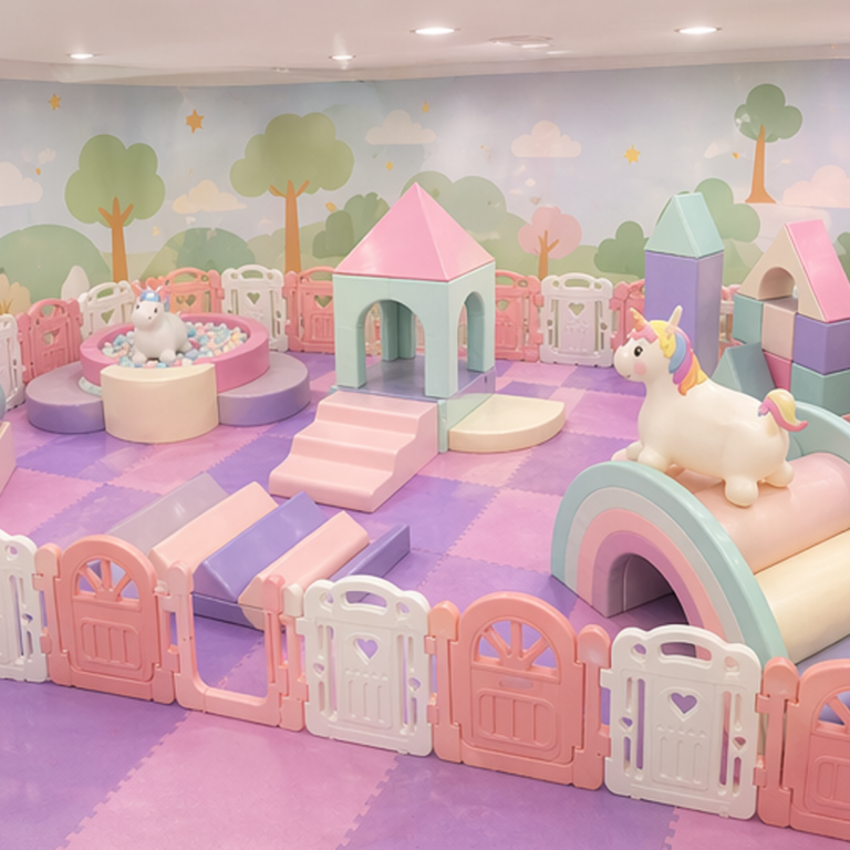 Unicorn Soft Play Area DESIGN FOR toddlers and preschools