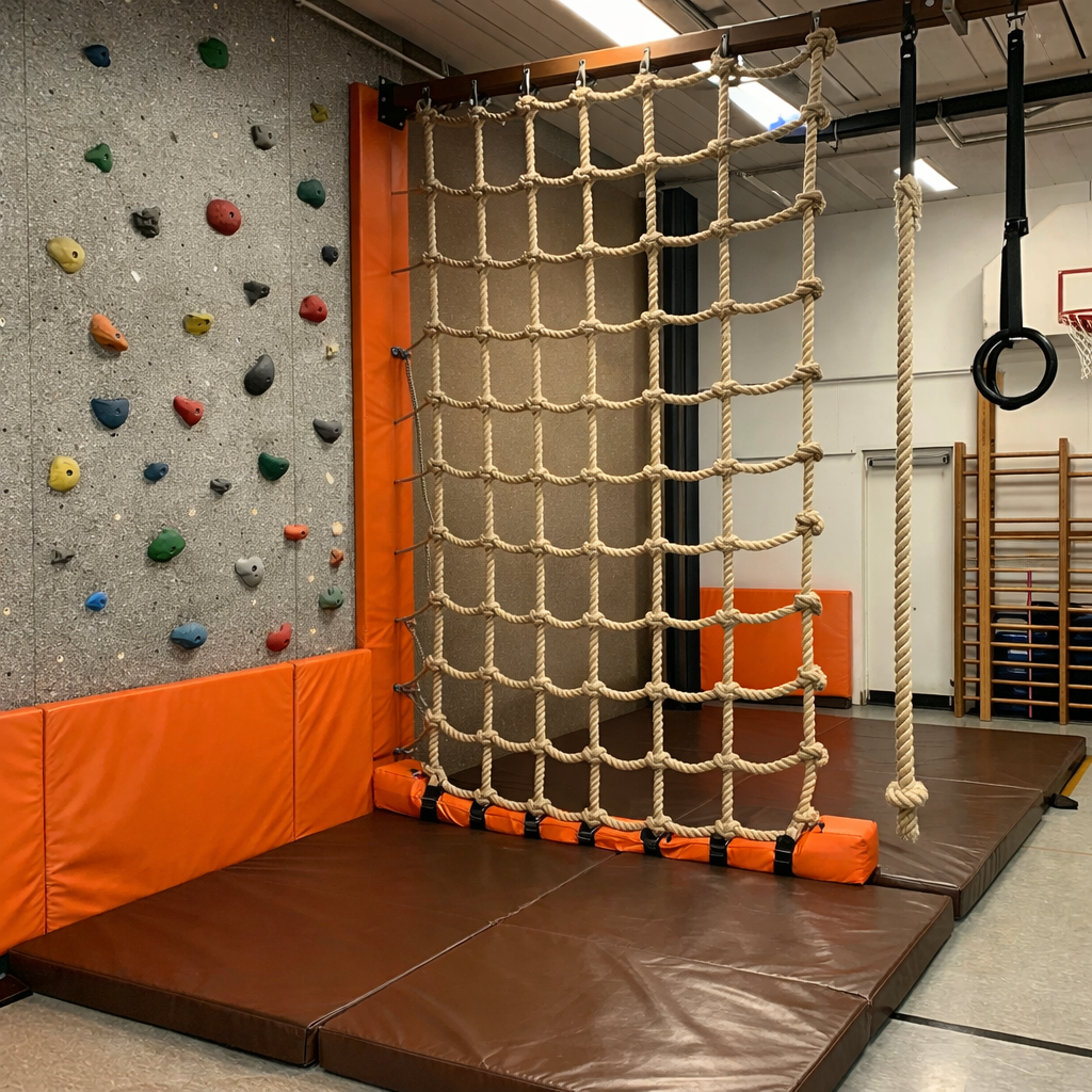 High-Intensity Indoor Climbing Structure for Schools