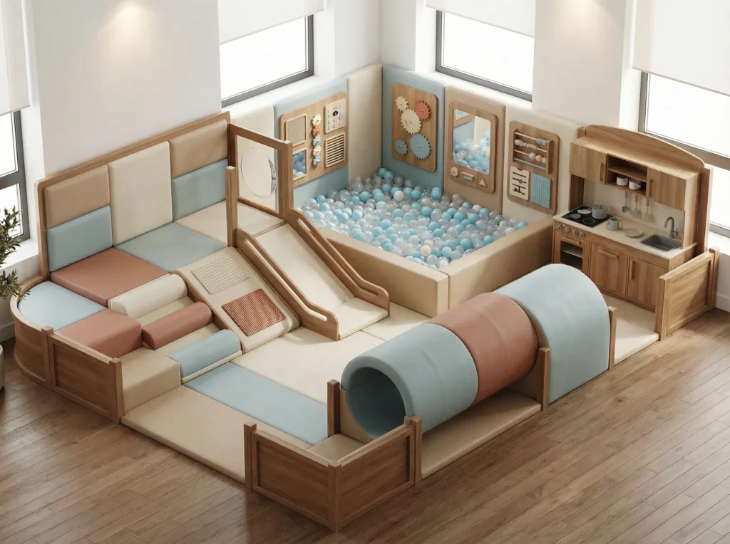 Showcase of the best 6 indoor playground equipment categories for ages 2-5