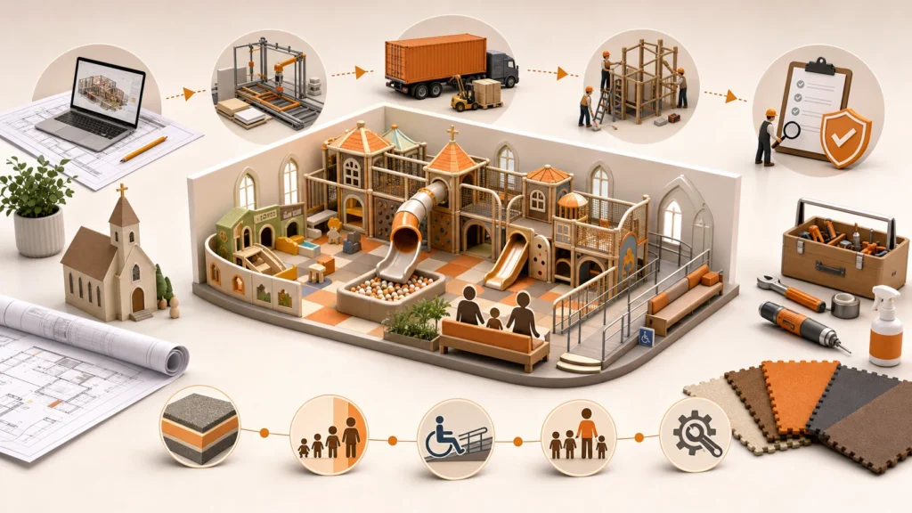 church playground project safety workflow
