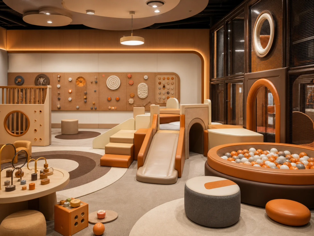 indoor playground attractions types - toddler area