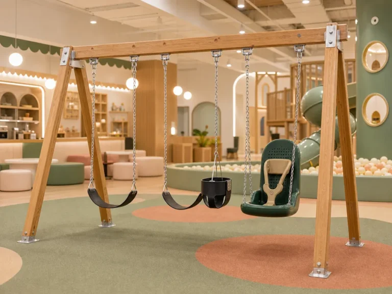 commercial-wooden-swing-set