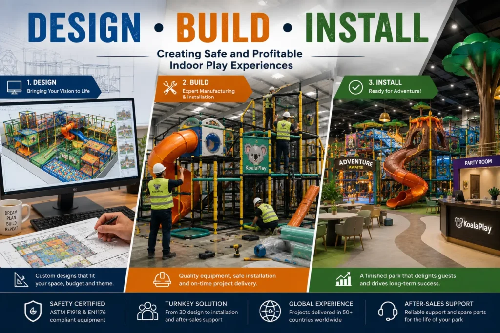 koalaplay indoor playground manufacture service